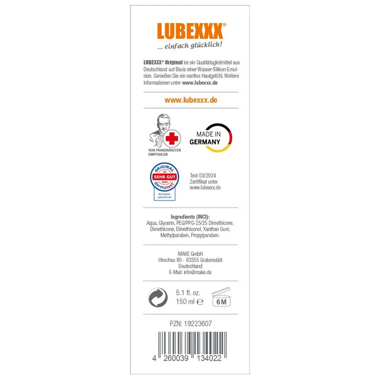 Shopapotheke LUBEXXX® Original Gleitmittel