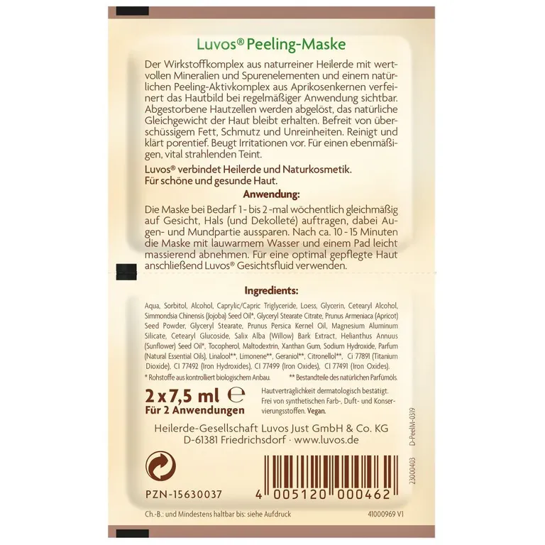Shopapotheke Luvos-Heilerde Peeling-Maske