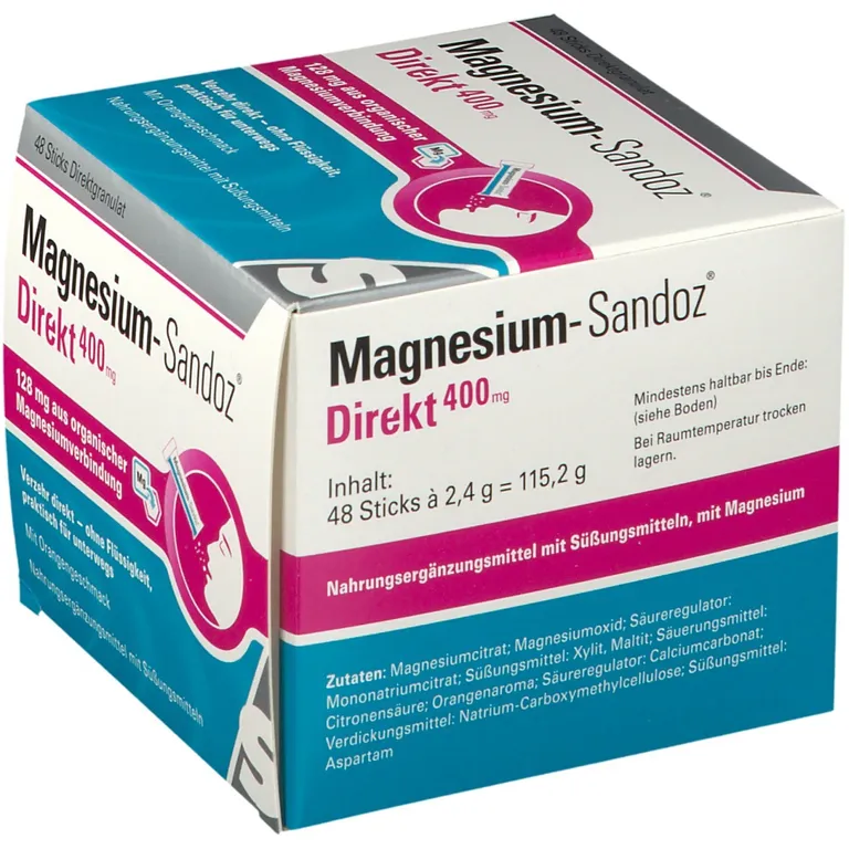 Shopapotheke Magnesium-Sandoz® Direkt 400 Mg