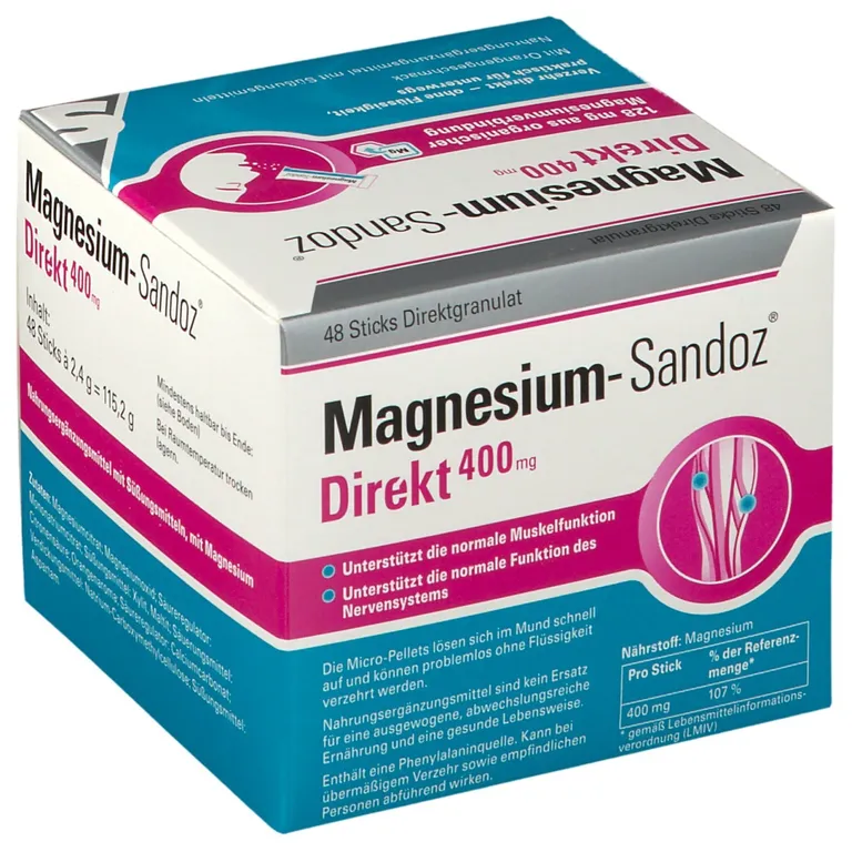 Shopapotheke Magnesium-Sandoz® Direkt 400 Mg