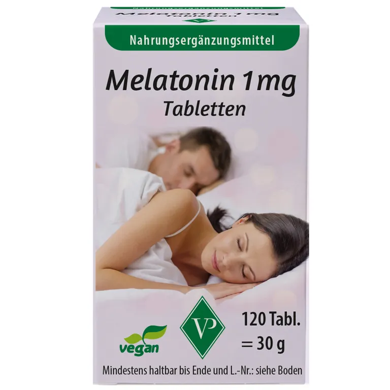 shopapotheke Melatonin 1 mg Tabletten vegan