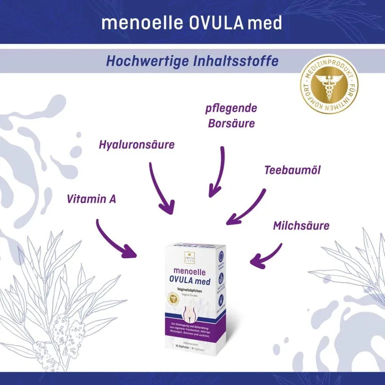 Shopapotheke Menoelle® OVULA Med Vaginalzäfchen