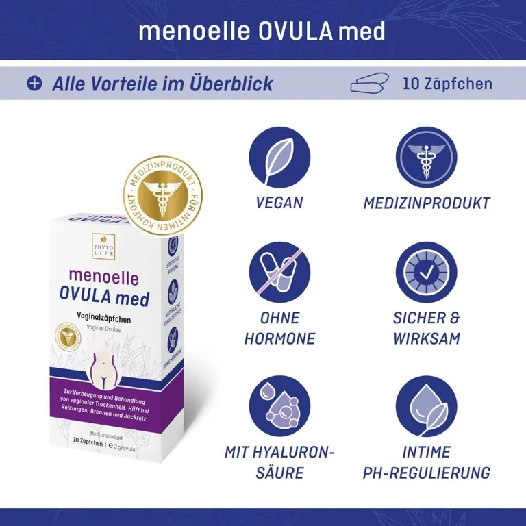 Shopapotheke Menoelle® OVULA Med Vaginalzäfchen