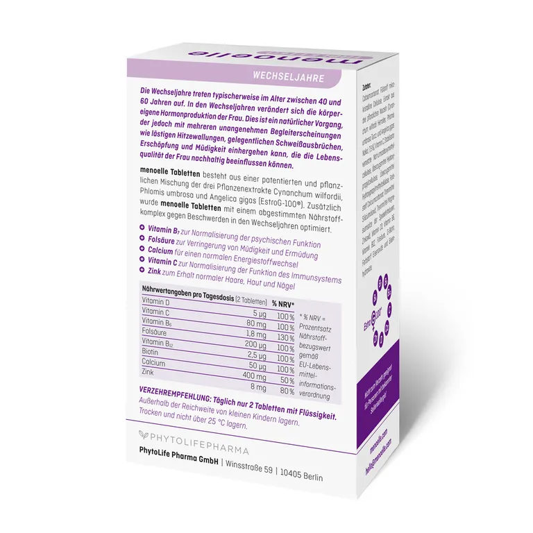 Shopapotheke Menoelle® Tabletten Wechseljahre