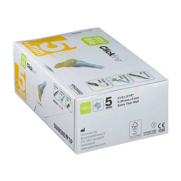 Shopapotheke MYLIFE Clickfine Pen-Nadel 5 Mm 31 G