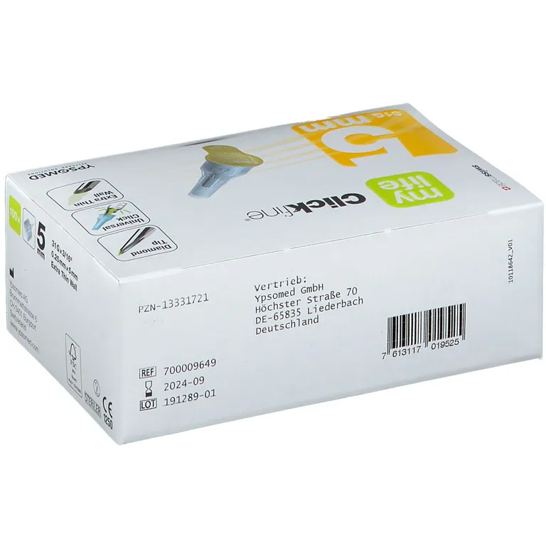 Shopapotheke MYLIFE Clickfine Pen-Nadel 5 Mm 31 G