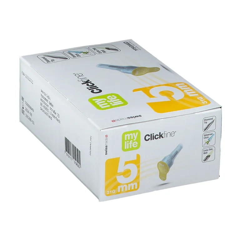 Shopapotheke MYLIFE Clickfine Pen-Nadel 5 Mm 31 G