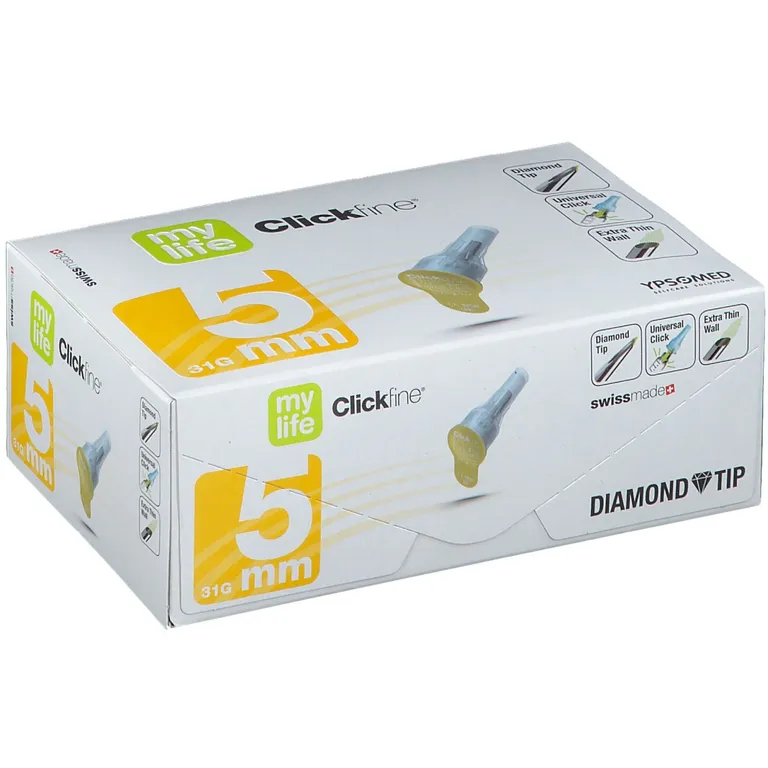 shopapotheke MYLIFE Clickfine Pen-Nadel 5 mm 31 G