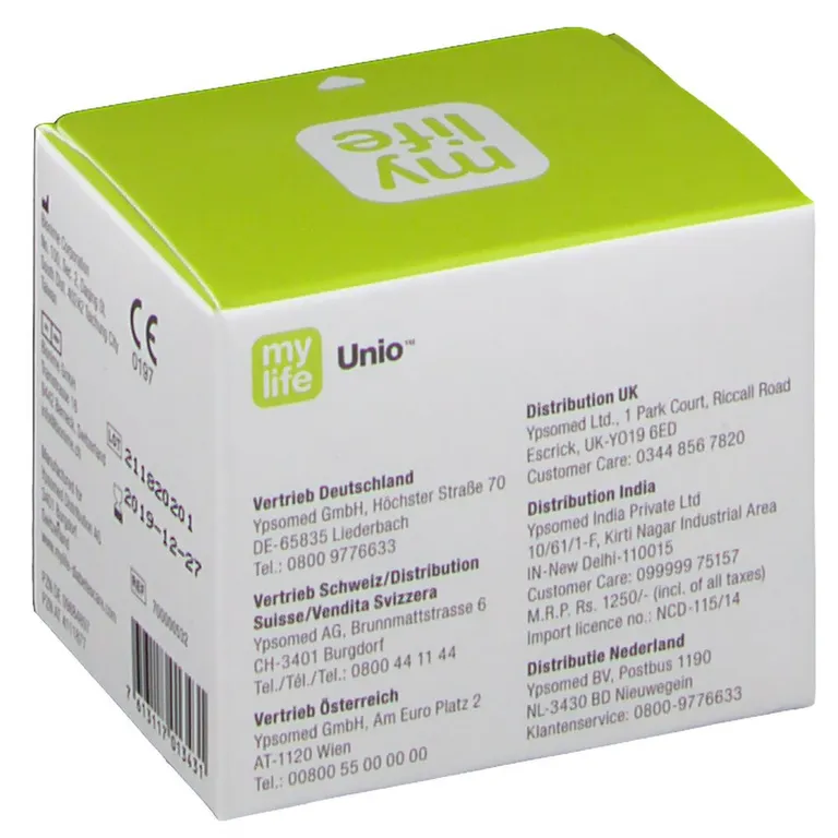 Shopapotheke Mylife Unio Blutzucker-Teststreifen