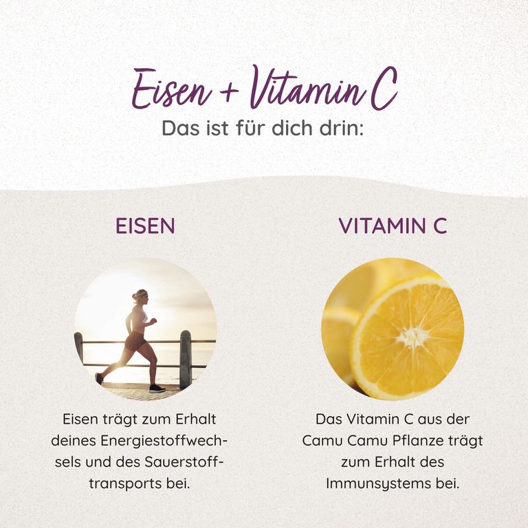 Shopapotheke MYLILY Powerfrau - Eisen + Vitamin C