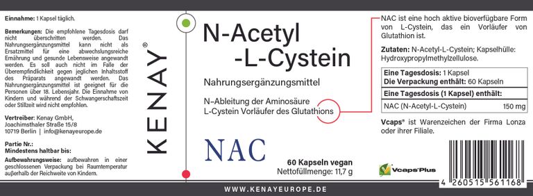 Shopapotheke NAC N-Acetyl-L-Cystein KENAY®