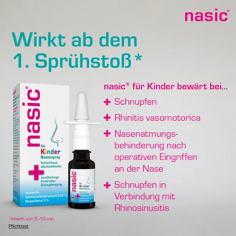 Shopapotheke Nasic® Für Kinder Nasenspray
