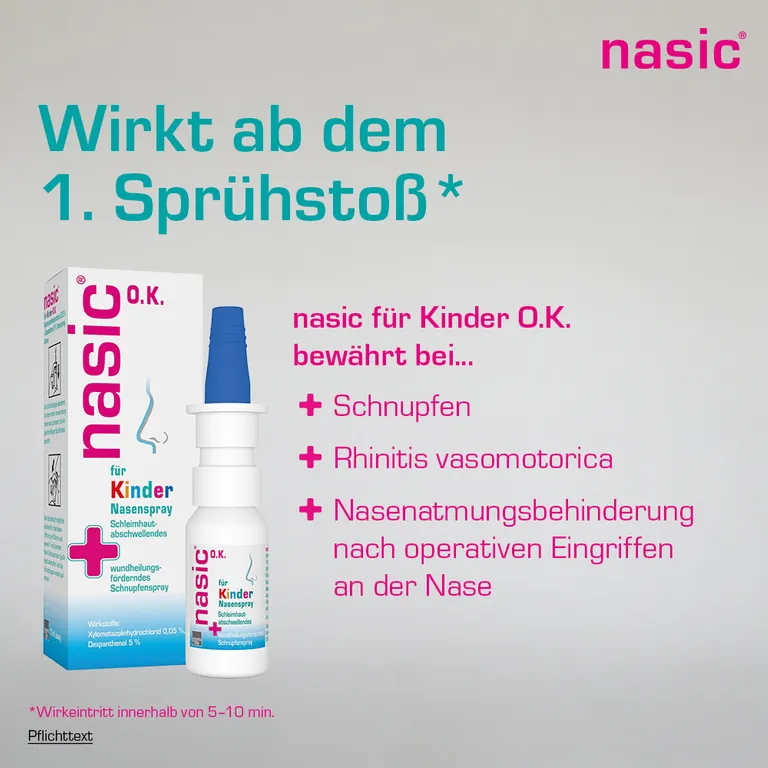 Shopapotheke Nasic® Für Kinder O.K. Nasenspray