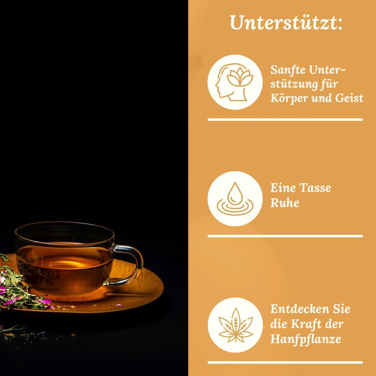 Shopapotheke NaturBlut CBD Hanfblütentee