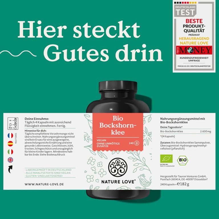 Shopapotheke NATURE LOVE® Bio Bockshornklee