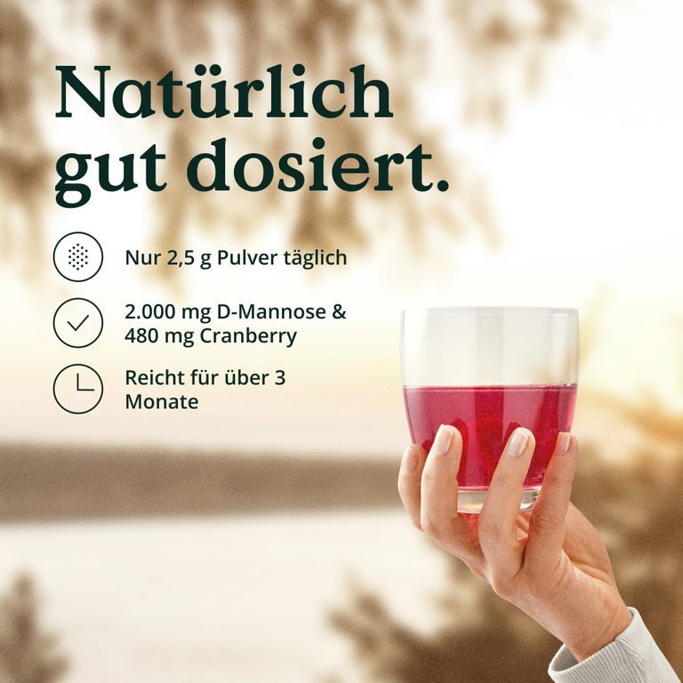 Shopapotheke NATURE LOVE® D-Mannose Mit Cranberry