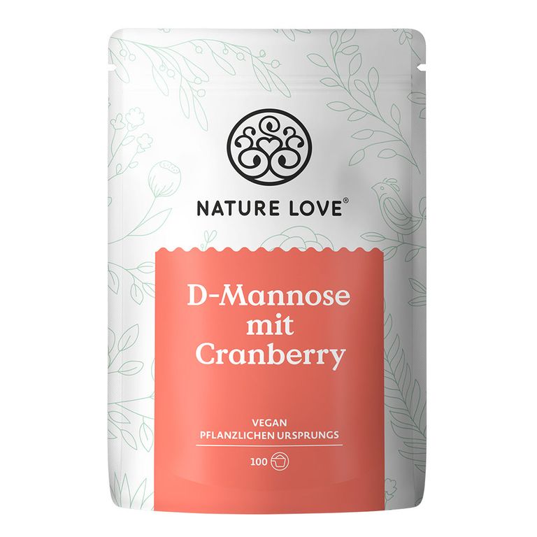 shopapotheke NATURE LOVE® D-Mannose mit Cranberry