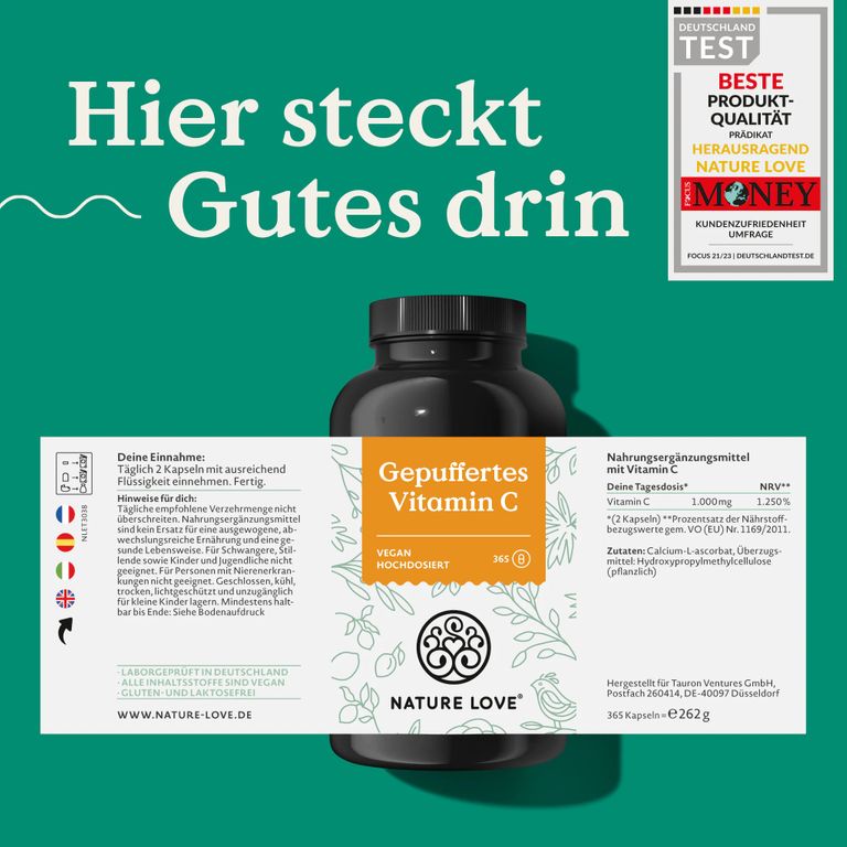 Shopapotheke NATURE LOVE® Gepuffertes Vitamin C