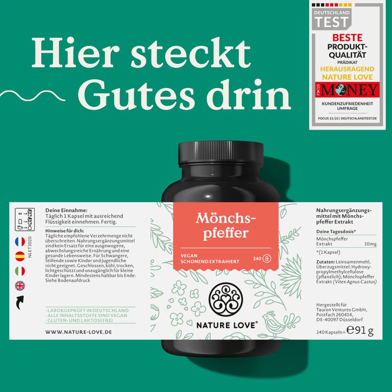 Shopapotheke NATURE LOVE® Mönchspfeffer Extrakt