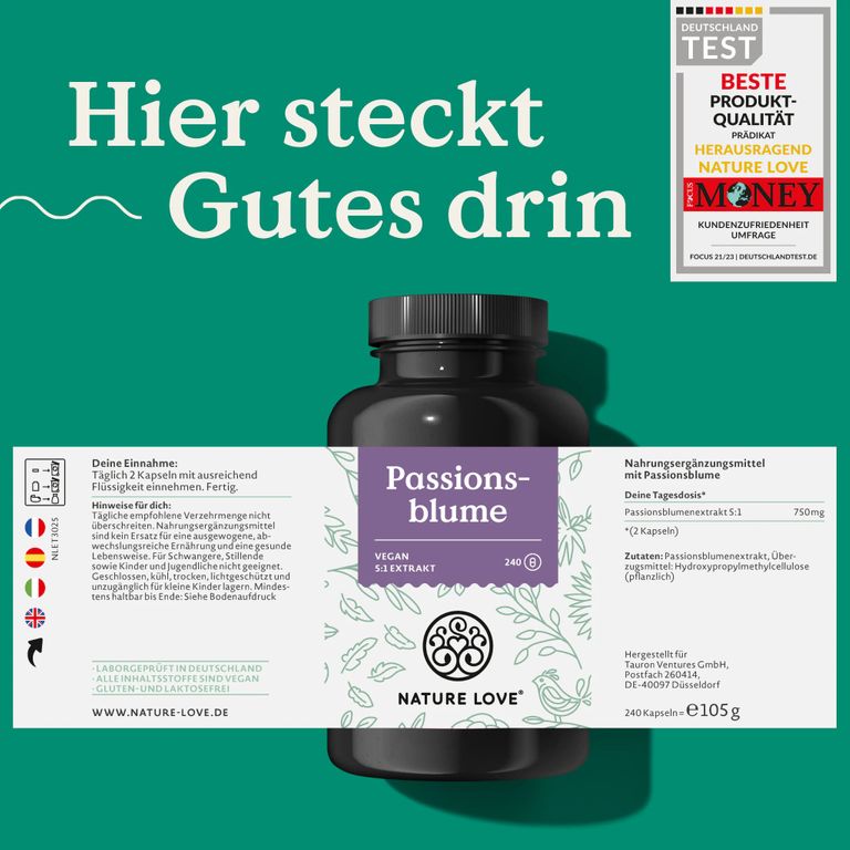 Shopapotheke NATURE LOVE® Passionsblume Extrakt