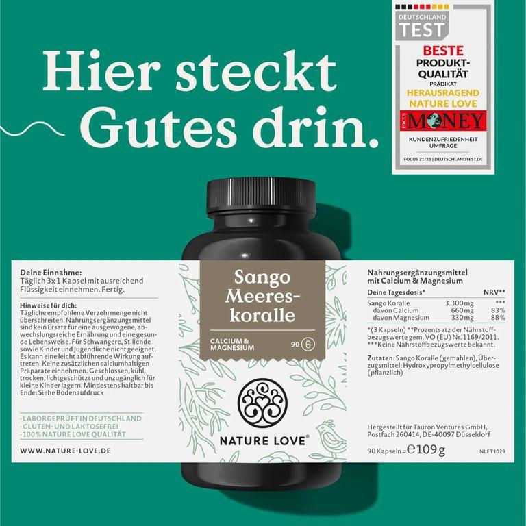 Shopapotheke NATURE LOVE® Sango Meereskoralle