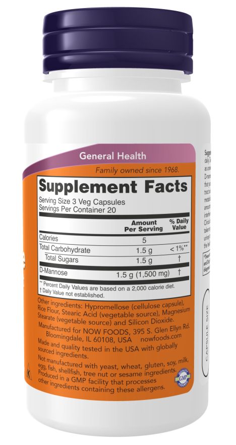 Shopapotheke Now Foods D-Mannosa 500mg