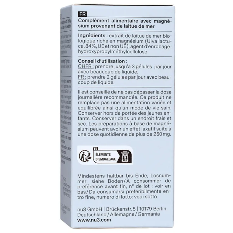 Shopapotheke Nu3 Bio Magnesium Kapseln