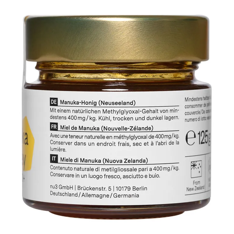 Shopapotheke Nu3 Manuka-Honig MGO 400+