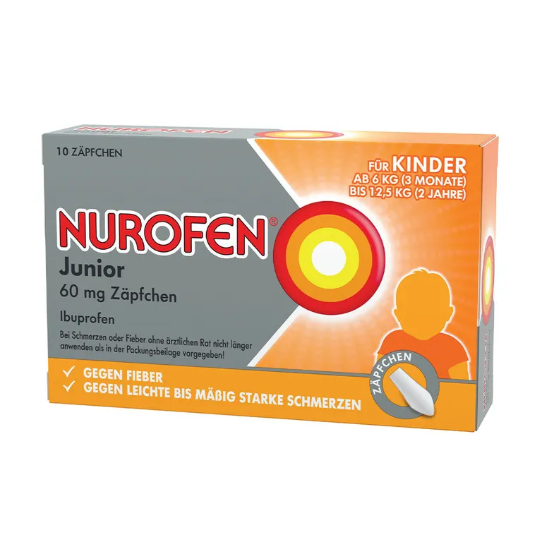 shopapotheke NUROFEN® Junior 60 mg Zäpfchen