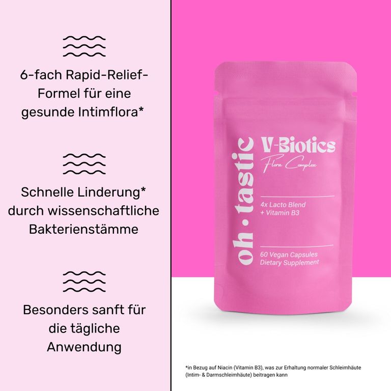 Shopapotheke Ohtastic V-Biotics Vaginal Probiotics