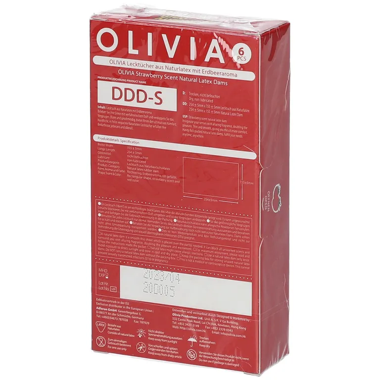 Shopapotheke OLIVIA Lecktücher Erdbeere