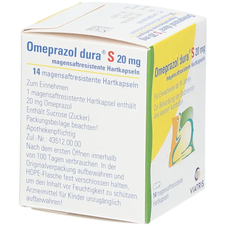 Shopapotheke Omeprazol Dura® S 20 Mg Kapseln
