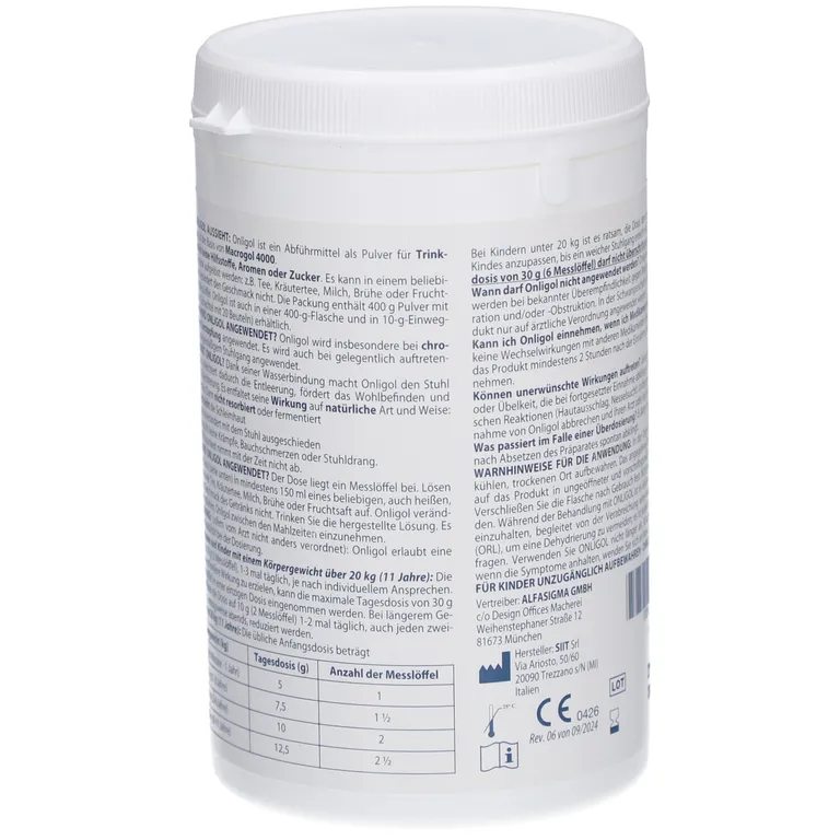 Shopapotheke Onligol Macrogol 4000