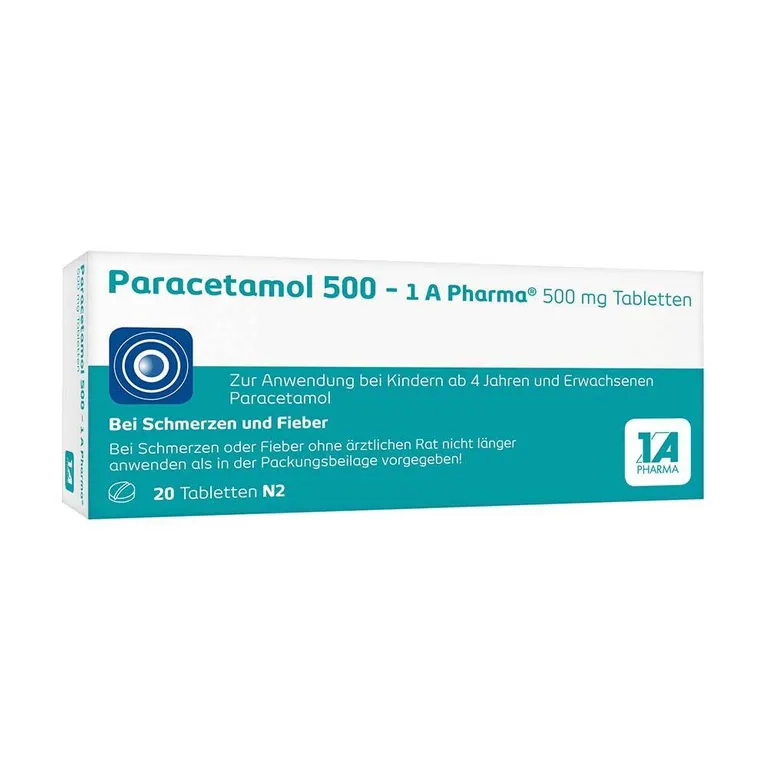 shopapotheke Paracetamol 500 mg - 1A-Pharma®