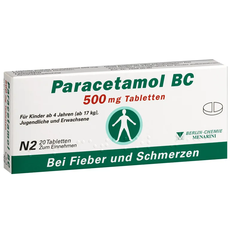 shopapotheke Paracetamol BC 500 mg Tabletten