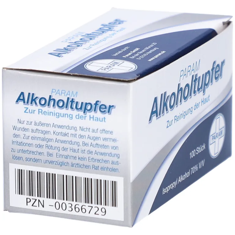 Shopapotheke PARAM Alkoholtupfer