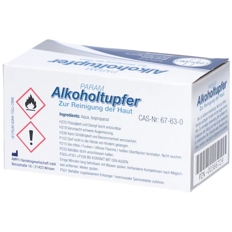 Shopapotheke PARAM Alkoholtupfer