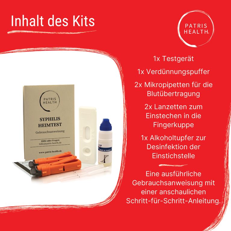 Shopapotheke Patris Health® Syphilis Selbsttest
