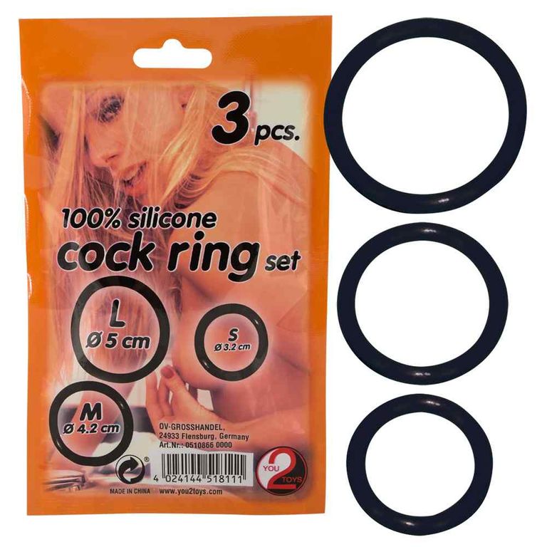 Shopapotheke Penisringset „Silicone Ring Set“