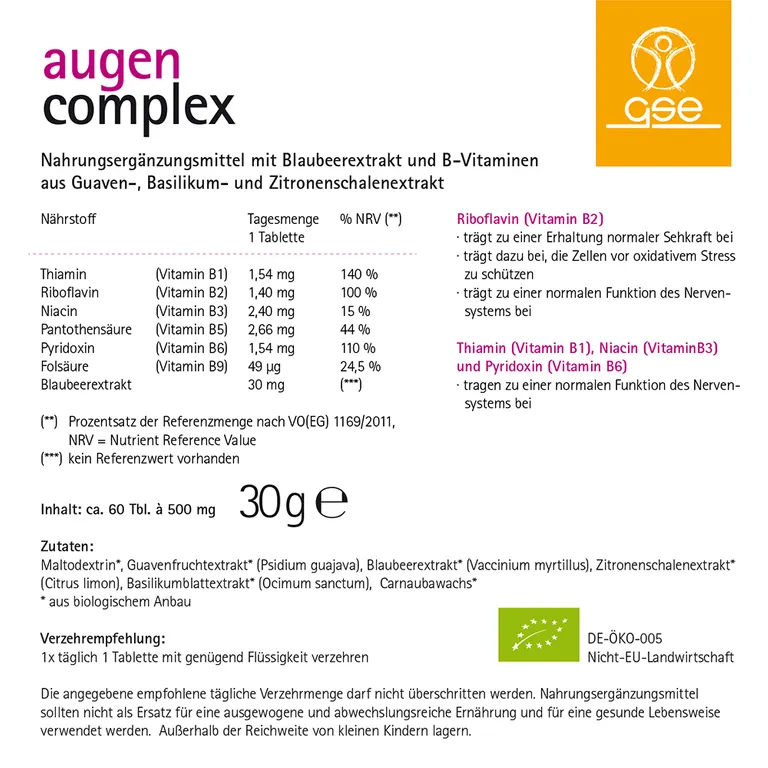 Shopapotheke Phyto Vitamins Augen Complex