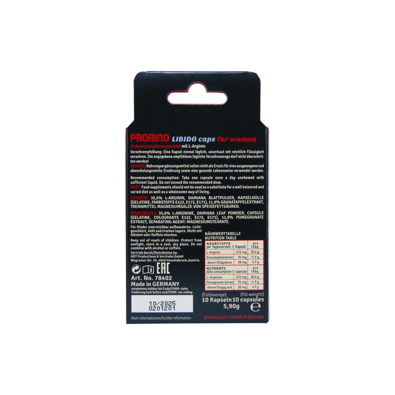 Shopapotheke Prorino *Libido Caps* For Women