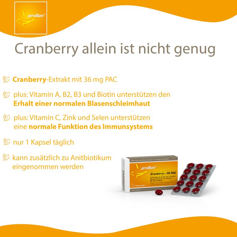 Shopapotheke ProSan Cranberry-36 PAC