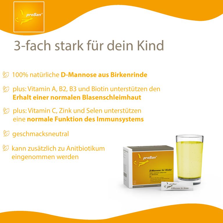 Shopapotheke ProSan D-Mannose Für Kinder