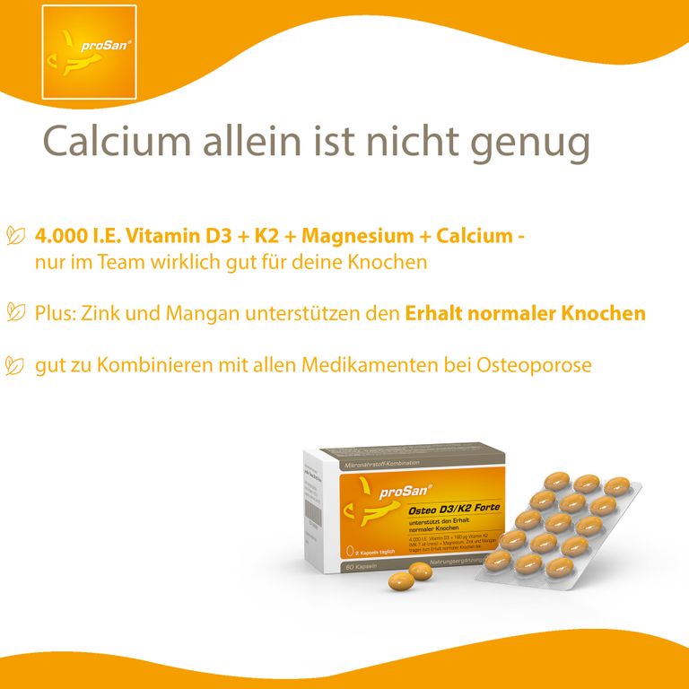 Shopapotheke ProSan Osteo D3/K2 Forte