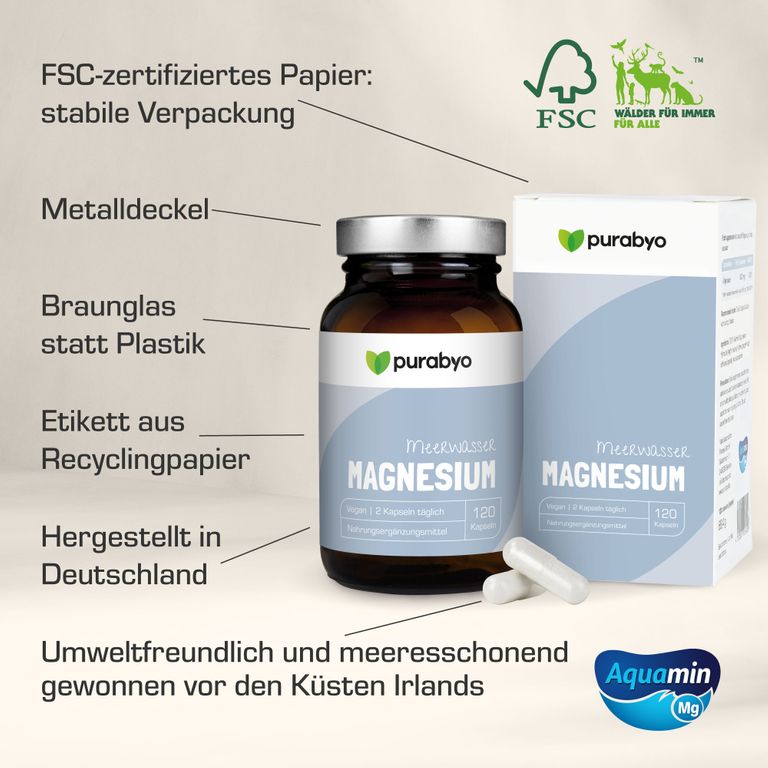 Shopapotheke Purabyo Natürliches Magnesium Aquamin