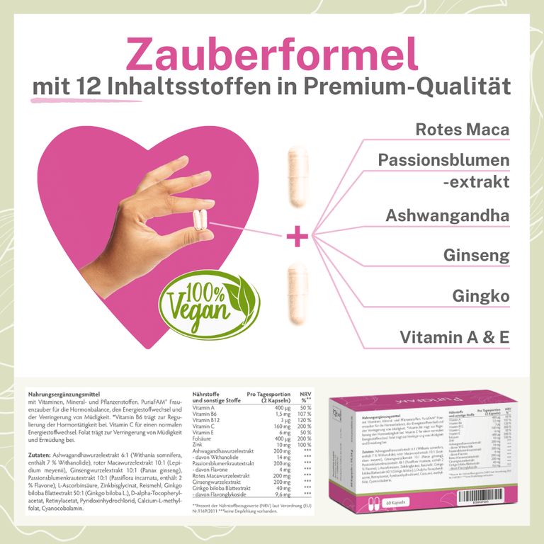 Shopapotheke PuriaFAM® Frauenzauber