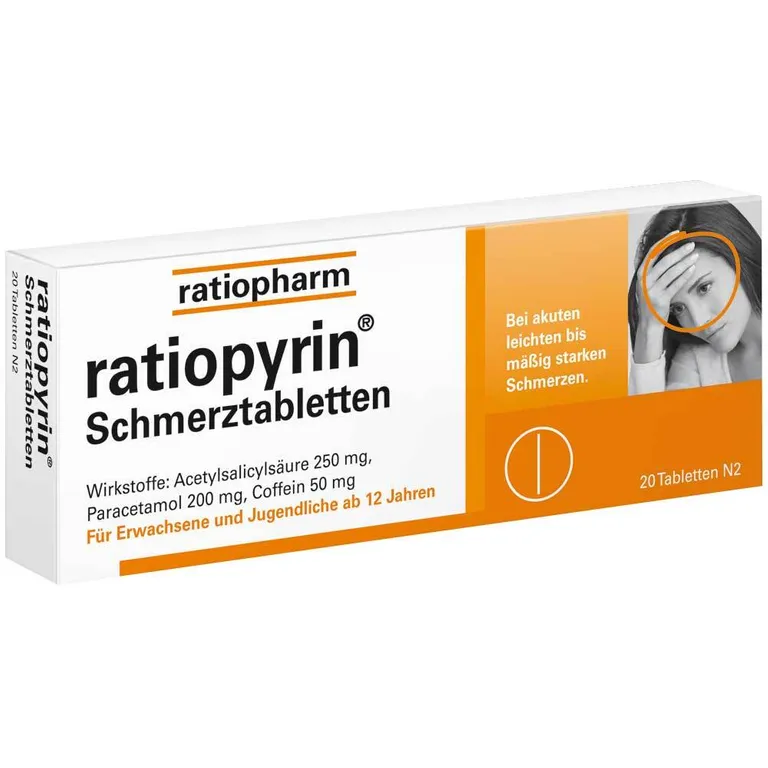 shopapotheke ratiopyrin® Schmerztabletten
