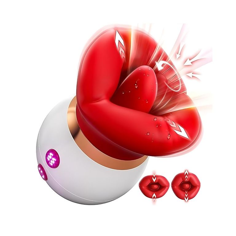 Shopapotheke Red Lips Suction Vibrator