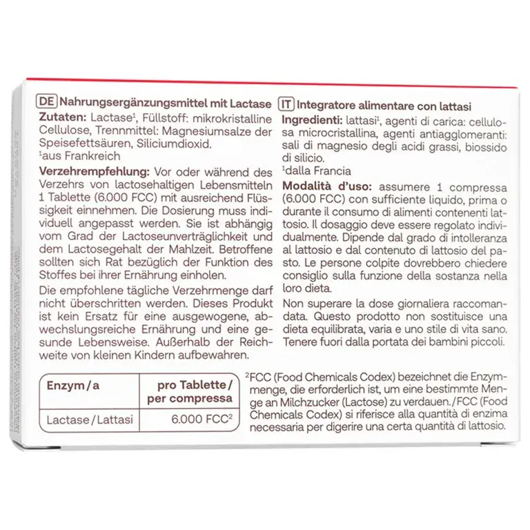 Shopapotheke Redcare Lactase 6000