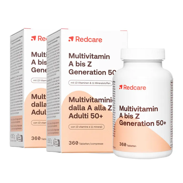 shopapotheke Redcare Multivitamin A bis Z 50+